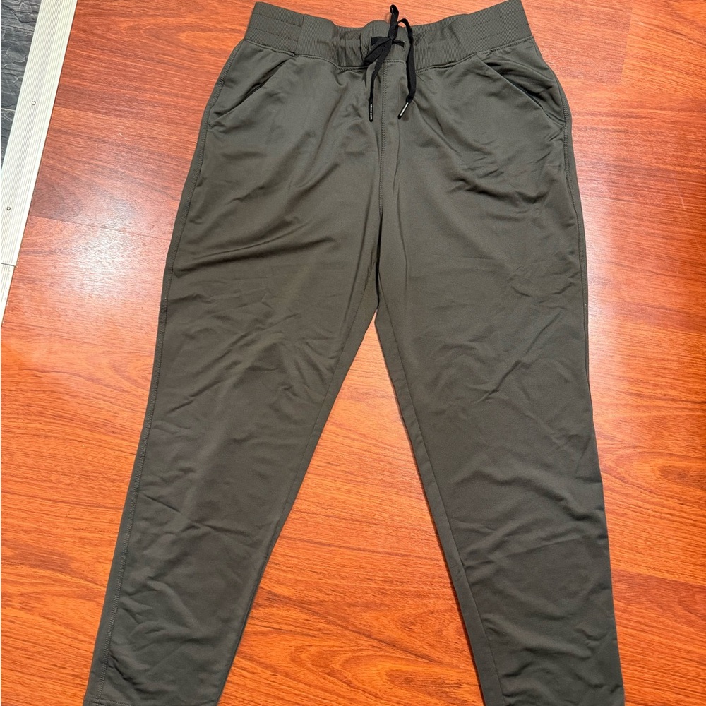 32 Degrees Grey Drawstring Jogger Pants - L